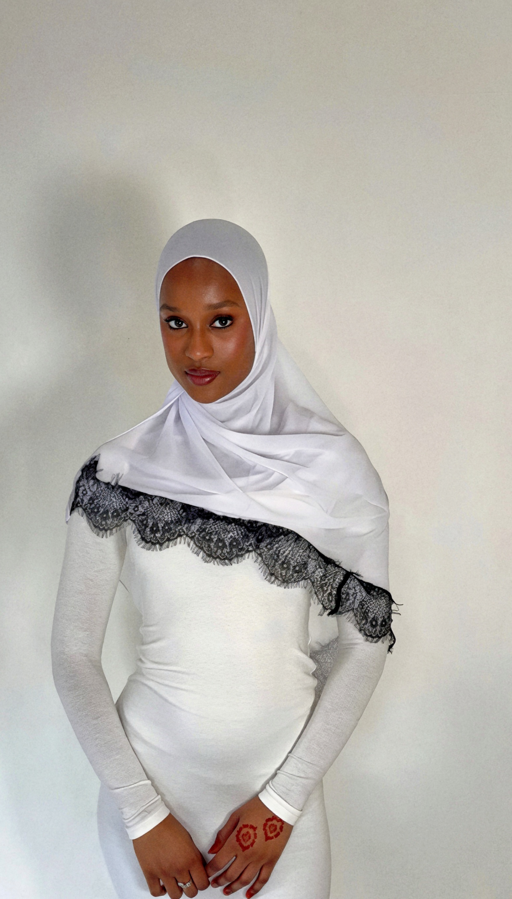 White Lace Hijab