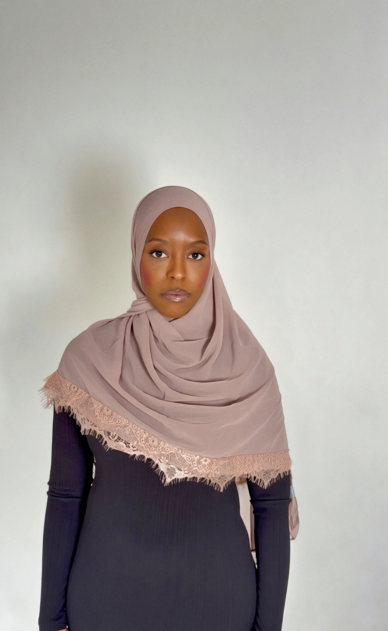 Mocha Lace Hijab